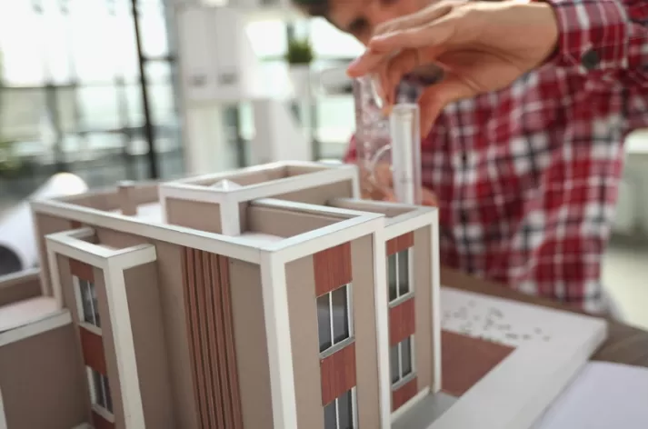 3d produktion in der architektonischen industrie