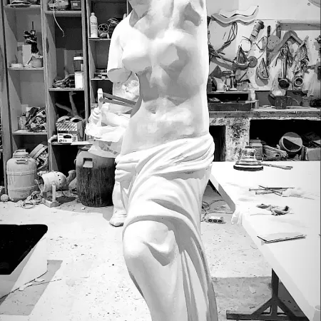 Artist Sculpture Production 6